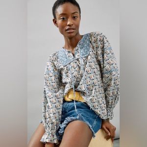 Othilia Laura Peasant Blouse Anthropologie